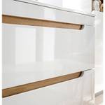 Badezimmer Komplettset in weiß & Eiche Weiß - Holzwerkstoff - 180 x 195 x 46 cm
