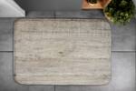 Badteppich Holztafeln Beige - Textil - 75 x 45 x 75 cm