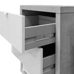 Caisson mobile bureau 3 tiroirs - GRANIT Gris - Pierre - 55 x 66 x 45 cm