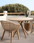 Shiraz -  Table repas Marron - Bois massif - 110 x 76 x 110 cm