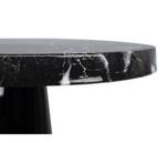 Table d'appoint Marble Noir - Métal - 45 x 47 x 45 cm