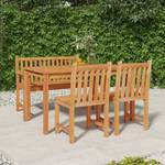 Garten-Essgruppe (4-teilig) 3157151 Braun - Massivholz - Holzart/Dekor - 80 x 77 x 140 cm