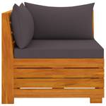 Gartensofa (4er Set) 3013017-9 Grau - Massivholz - Holzart/Dekor - 68 x 60 x 68 cm