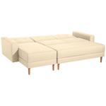 Just Cool Funktionssofa mit Hocker Beige