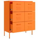 Schubladenschrank 3007006 Orange - Weiß