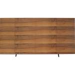 Table Georgetown Marron - Bois massif - 200 x 77 x 90 cm