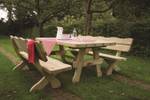 Provence 200cm Holz-Gartentisch