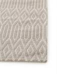 Waschbarer Baumwollteppich Grau - Naturfaser - 150 x 1 x 230 cm