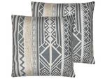 Coussin décoratif LAURUS Beige - Gris - Textile - 45 x 12 x 45 cm