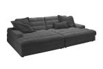 Big Sofa LANA Stoff Schwarz