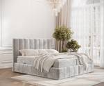 Boxspringbett Moretti Grau - Breite: 200 cm