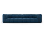 modulares Sofa SERENA 4 Sitzplätze Hochglanz Nachtblau