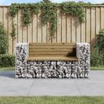 Banc de jardin 3030975 Marron foncé - 143 x 66 x 71 cm