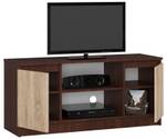 TV-Schrank K120 2T 1S CLP Eiche Sonoma Dekor - Wenge Dekor