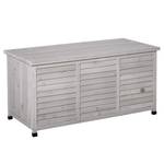 Gartenschrank 84B-458GY Hochglanz Hellgrau