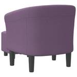 Clubsessel mit Fußhocker 3030663-2 Violett