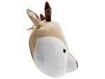 Décoration murale BAMBI Beige - Marron - Blanc - Fibres naturelles - 23 x 30 x 10 cm