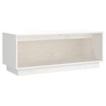 TV-Schrank D523 Weiß - Massivholz - 35 x 35 x 90 cm