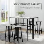 Bartisch-Set 835-678GY Hockern mit 4
