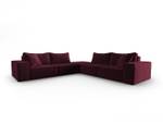 modulares Ecksofa MIKE 7 Sitzplätze Rubinrot