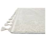 Tapis salon moderne tissé main VINTAGE Blanc - 200 x 290 cm