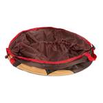 Panier à linge pour enfants pliable Marron - Rouge - Métal - Textile - 34 x 43 x 34 cm