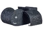 Corbeille ORANIA Noir - Fibres naturelles - 68 x 33 x 30 cm