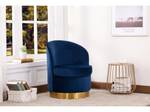 Fauteuil  SANELA Bleu - Textile - 63 x 76 x 62 cm