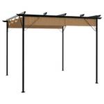 Pergola 3004447 Grau - Metall - 300 x 225 x 300 cm