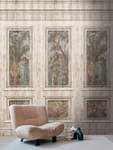 Wallpanel Stuckwandoptik Beige - Grau - Kunststoff - Textil - 159 x 280 x 1 cm