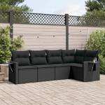 Gartensitzgruppe K4929(5-tlg) Schwarz - Massivholz - 69 x 62 x 62 cm