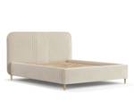 Polsterbett Livy Beige - Breite: 120 cm