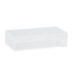 Schubladen Organizer transparent Kunststoff - 19 x 5 x 10 cm