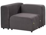 Modulsofa FALSTERBO 2-tlg Dunkelgrau - Grau - Textil