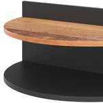 Nachttisch Axel 40480 Schwarz - Braun - Holzwerkstoff - 58 x 24 x 31 cm