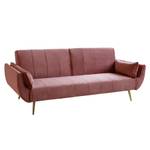 Schlafsofa DIVANI Gold - Hellrosa