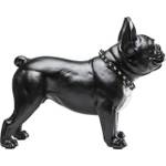 Deko Figur Gangster Dog Schwarz - Kunststoff - Stein - 50 x 40 x 24 cm