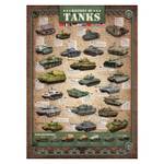 Puzzle Geschichte der Panzer 1000 Teile Papier - 26 x 6 x 36 cm