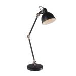 Lampe de table Cera Acier - 1 ampoule - Noir