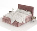 Boxspringbett Sundown Pink - Breite: 200 cm