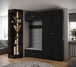 Garderobe Inova 2 Z18 Schwarz - Gold - Grau - Gold