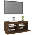 Meuble tv 3009233 Marron foncé - Largeur : 80 cm