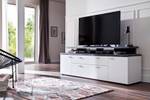 Meubles de télévision Mood Blanc - En partie en bois massif - 180 x 66 x 47 cm