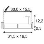 Einbaustrahler New Tria Weiß