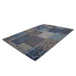 Tapis de salon coton vintage MELODY Bleu - 120 x 170 cm