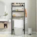 Toilettenregal NM9185 Schwarz