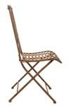 Chaises de jardin Sibell Lot de 2 Marron