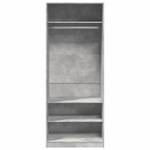 Kleiderschrank 298537-1 Beton Dekor - Breite: 80 cm