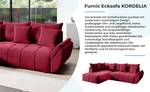 Ecksofa Kordelia Rot