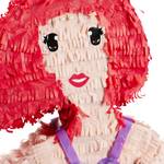 Pinata Meerjungfrau Beige - Blau - Rot - Papier - 36 x 44 x 10 cm